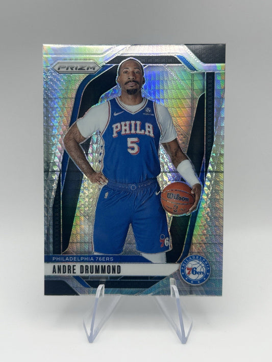 2024-25 Panini Prizm Andre Drummond Pulsar Prizm #18 Philadelphia 76ers NBA Card