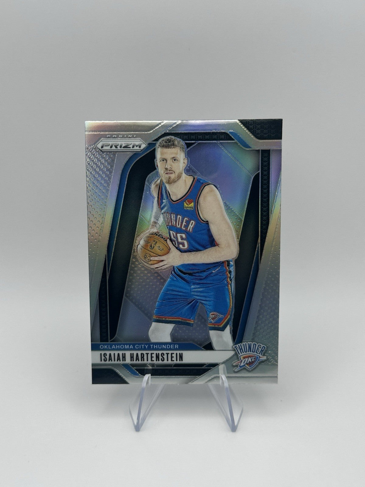 2024-25 Panini Prizm Silver Oklahoma City Thunder #154 Isaiah Hartenstein