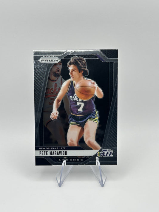 2024-25 Panini Prizm Pete Maravich #278 New Orleans Utah Jazz Legends NBA Card