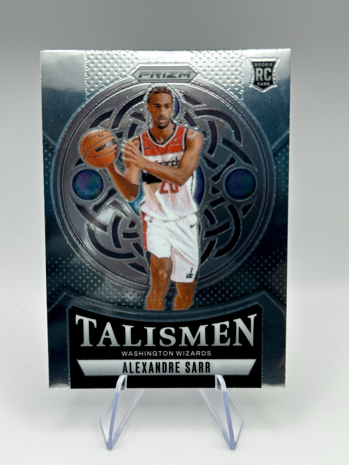 2024-25 Panini Prizm Prizm Alexandre Sarr Talisman RC Rookie Wizards #17