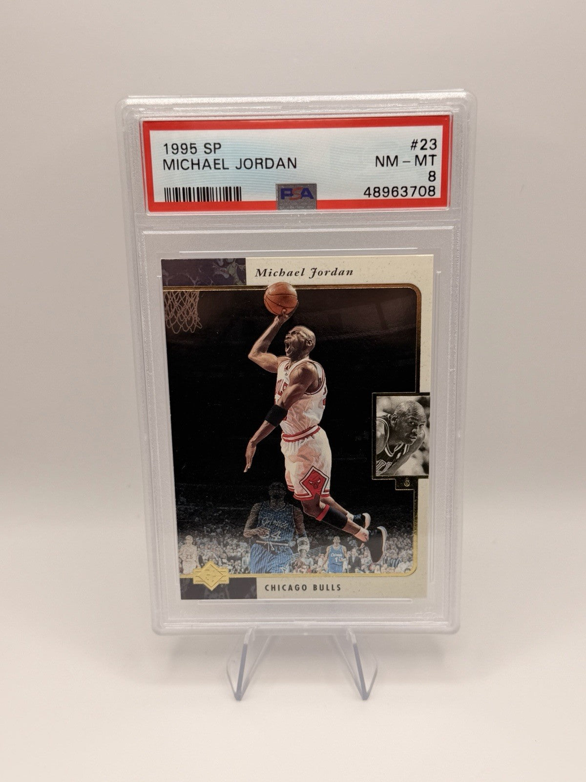 Michael Jordan 1995 SP #23 PSA 8 NM-MT Chicago Bulls HOF Upper Deck