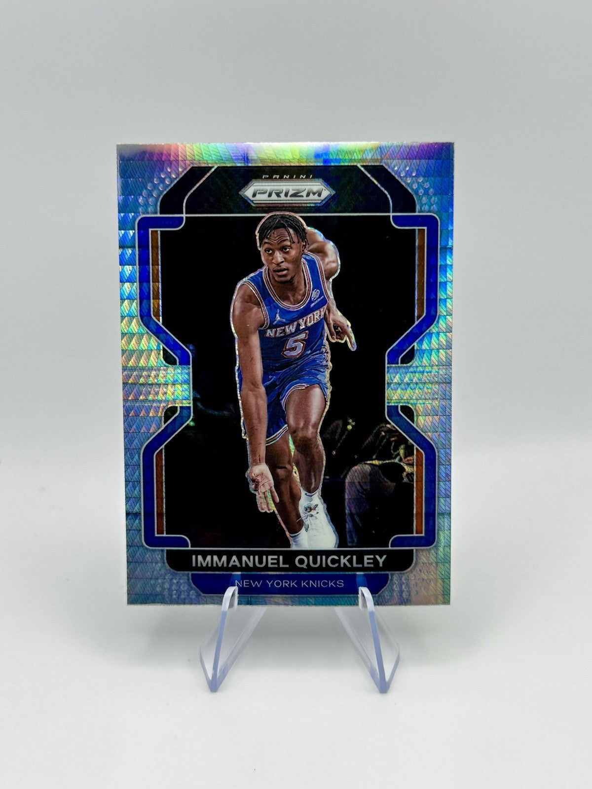2021-22 Panini Prizm Immanuel Quickley Silver Prizm New York Knicks #129