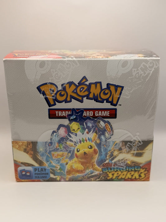 Pokemon TCG Surging Sparks Booster Box SV8 Factory Sealed English 36 Packs