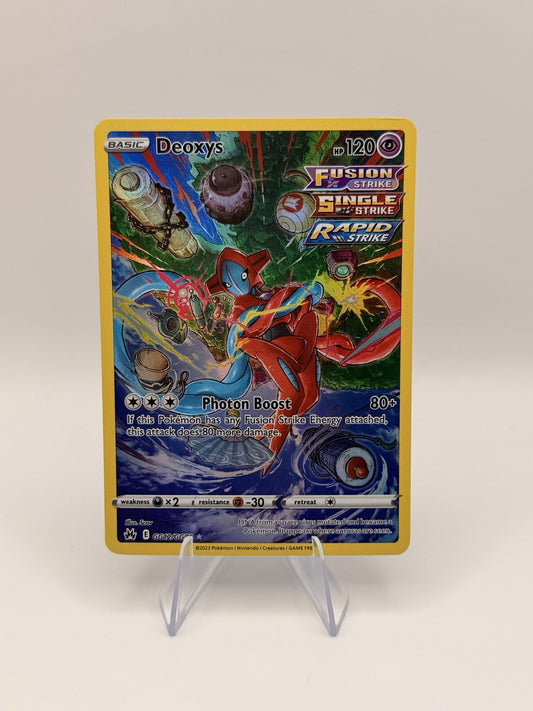Pokémon Crown Zenith Galarian Gallery Deoxys GG12/GG70 Holo Near Mint