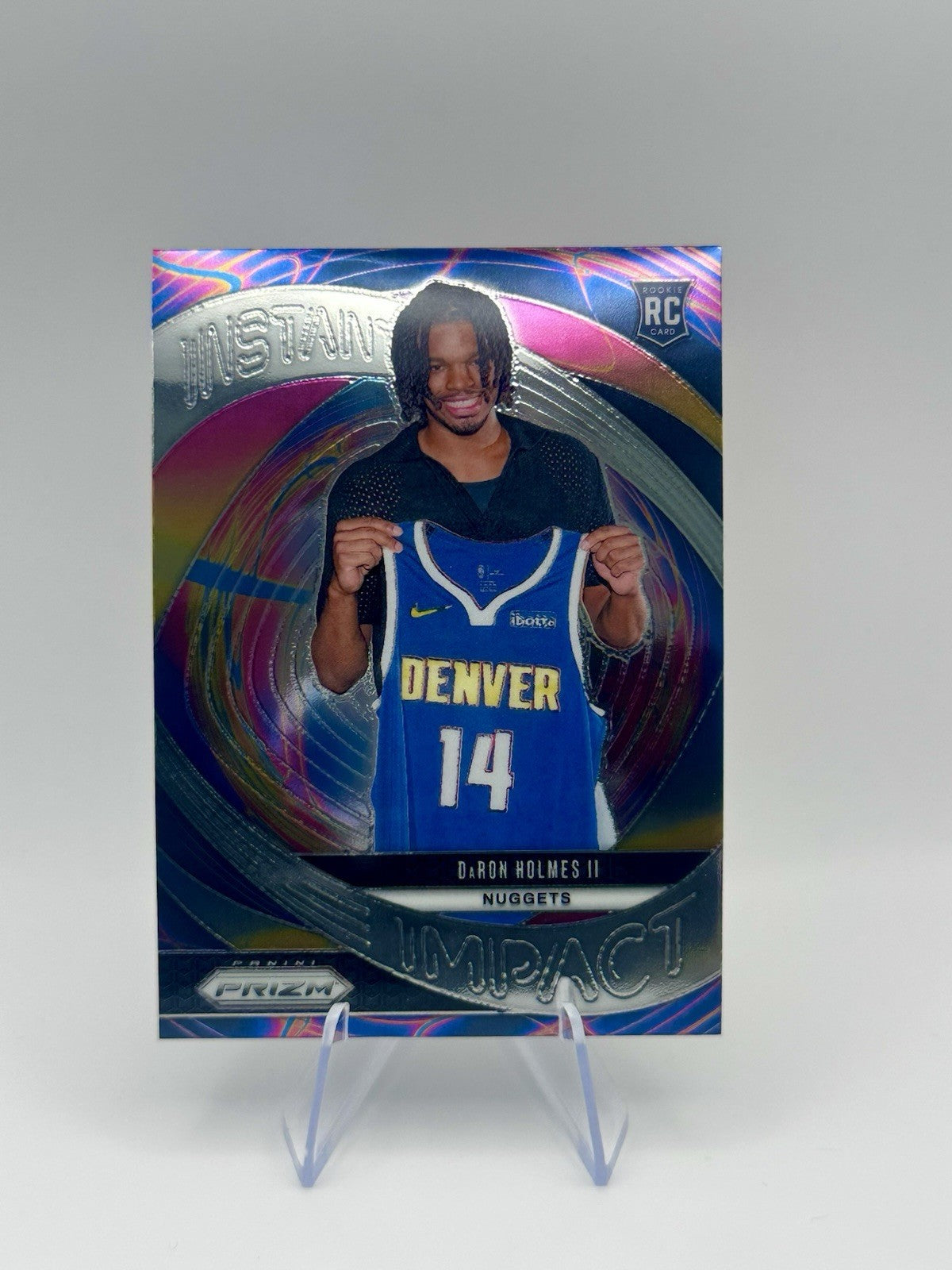2024-25 Panini Prizm DaRon Holmes II RC #12 Instant Impact Denver Nuggets