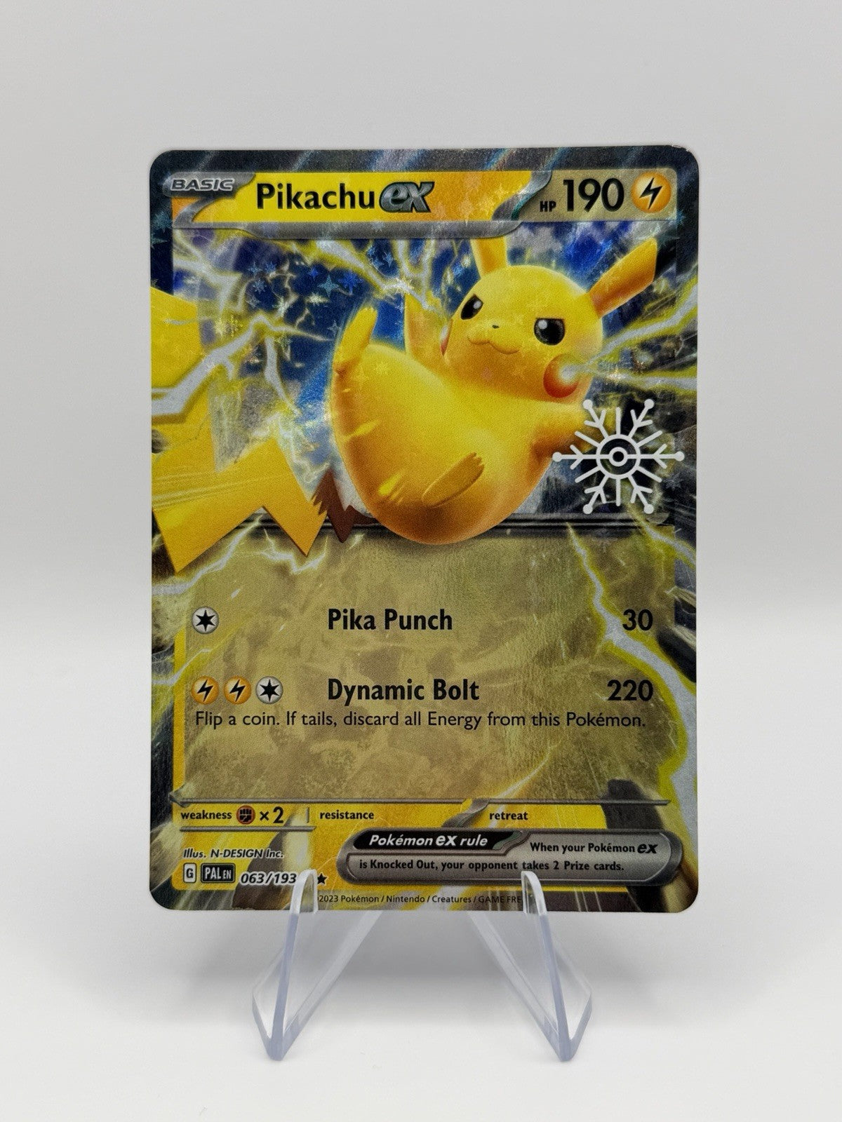 Pokemon TCG 2025 Holiday Calendar 8 Card Snowflake Stamped Set + Pikachu Bonus