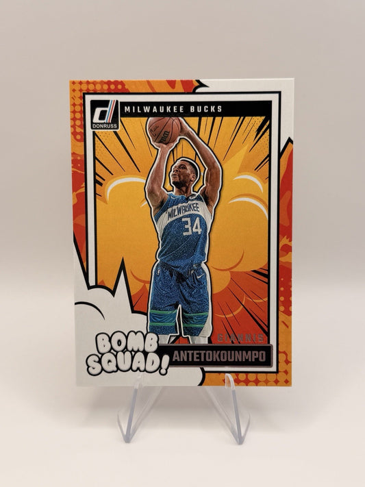 2024-25 Panini Donruss - Bomb Squad #5 Giannis Antetokounmpo - Milwaukee Bucks