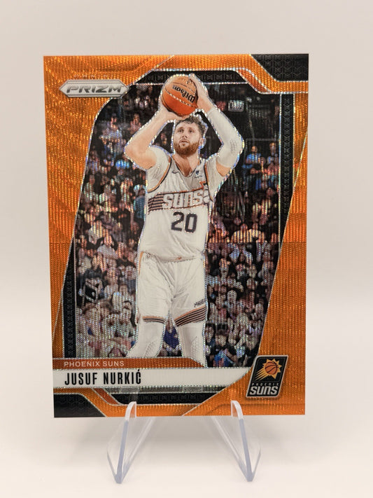 2024-25 Panini Prizm Prizm Jusuf Nurkic Orange Prizm/60 Phoenix Suns NBA Card