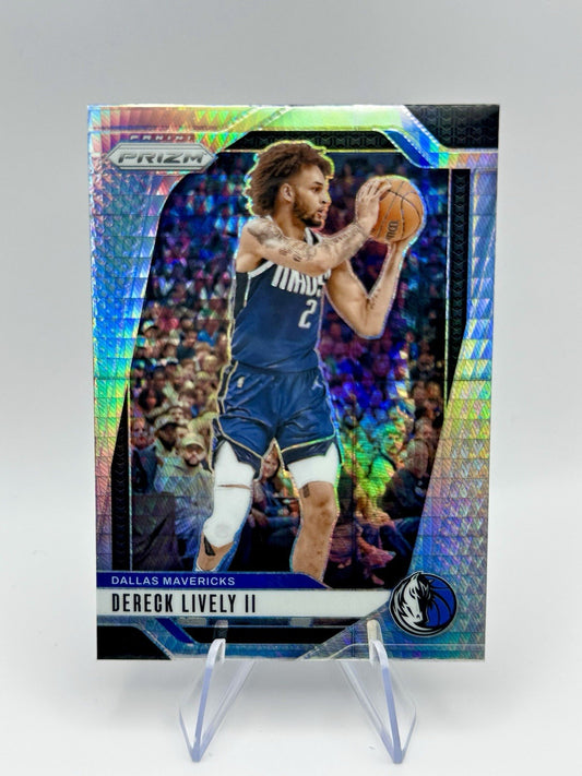 2024-25 Panini Prizm Prizm Dereck Lively II RC Fast Break Prizm Mavericks #214