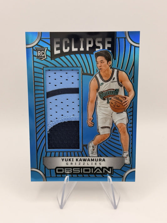 Yuki Kawamura Eclipse Memorabilia Blue RC Patch /30 2024-25 Obsidian EM-YKI