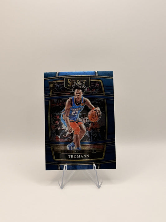 2021-22 Panini Select Tre Mann RC Concourse Rookie #36 Oklahoma City Thunder
