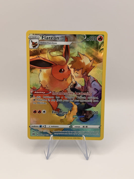 Pokemon Flareon TG01/TG30 Trainer Gallery Brilliant Stars Near Mint