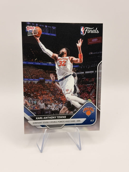 2025-26 Topps NOW Karl-Anthony Towns #327 Knicks NBA Finals Champion