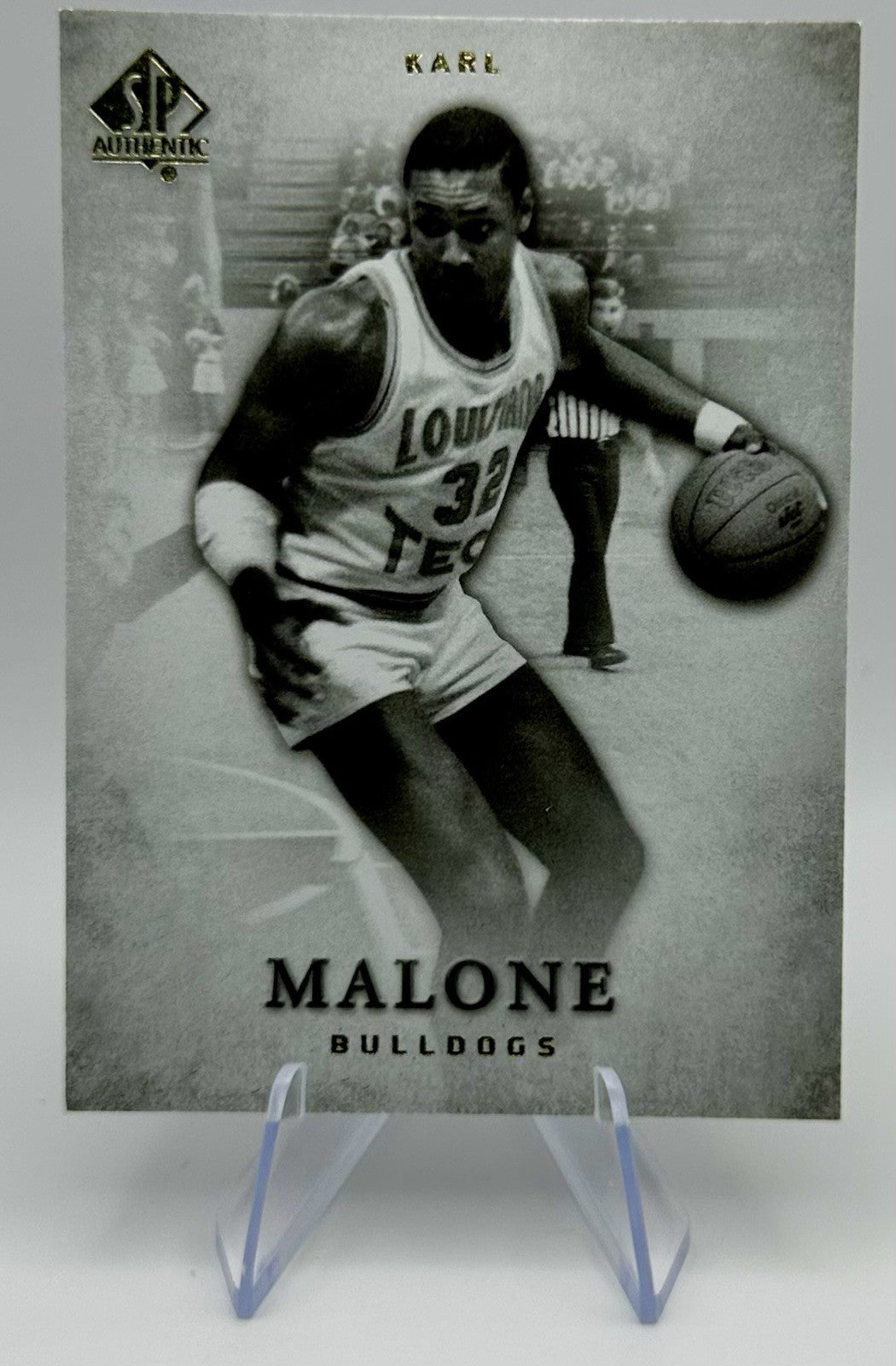 2012-13 SP Authentic Karl Malone Louisiana Tech Bulldogs NCAA