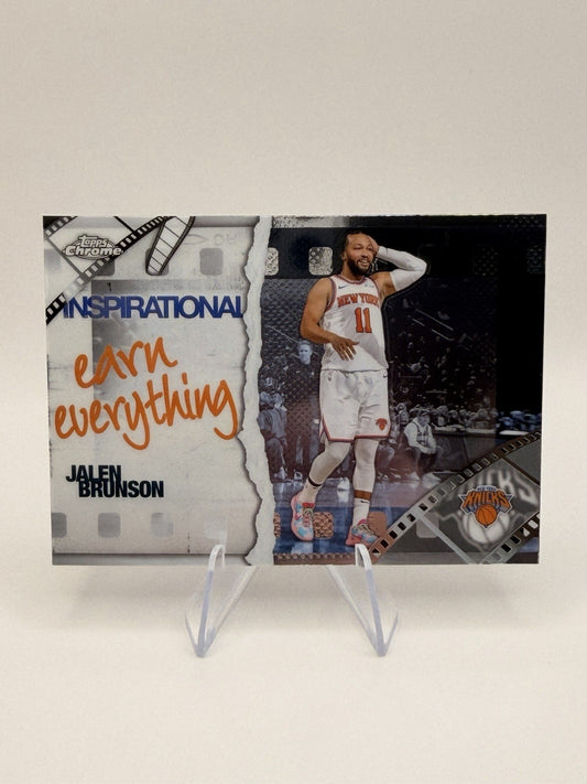 2025-26 Topps JALEN BRUNSON Topps Chrome Inspirational #IP-12