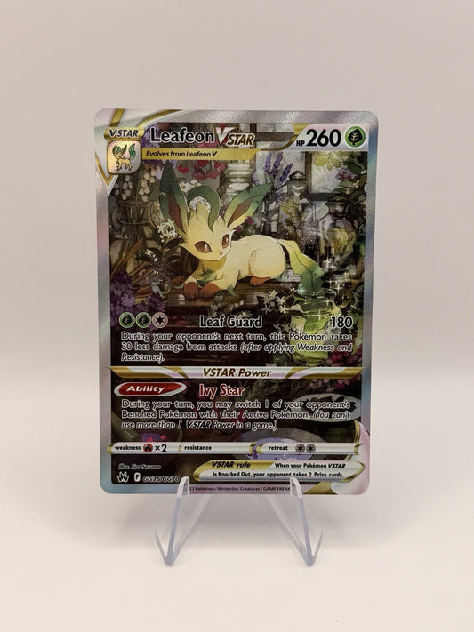 Leafeon VSTAR GG35/GG70 Crown Zenith Galarian Gallery Pokemon Card NM/M