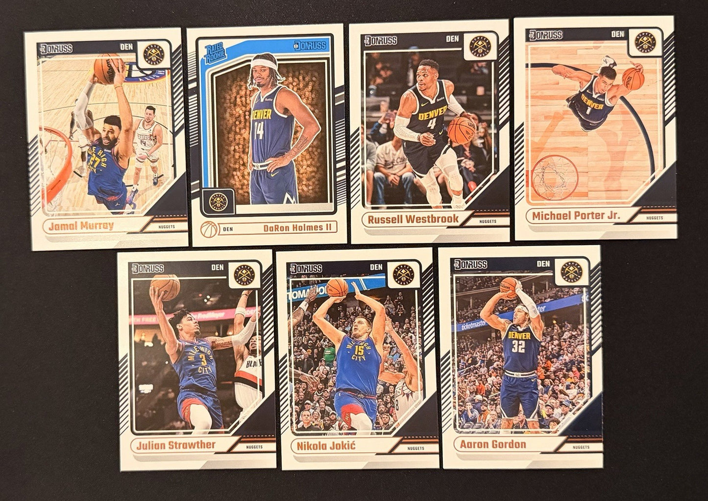 2024-25 Donruss Denver Nuggets Team Lot Nikola Jokic Murray Westbrook NM