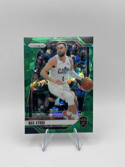 2024-25 Panini Prizm Green Ice Prizm #27 Max Strus Cleveland Cavaliers NBA Card