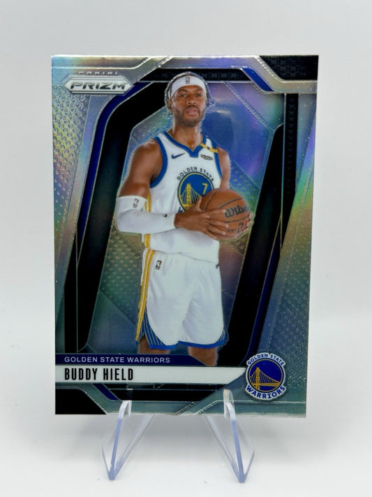 2024-25 Panini Prizm Prizm Silver Prizm #200 Buddy Hield - Warriors NBA Card