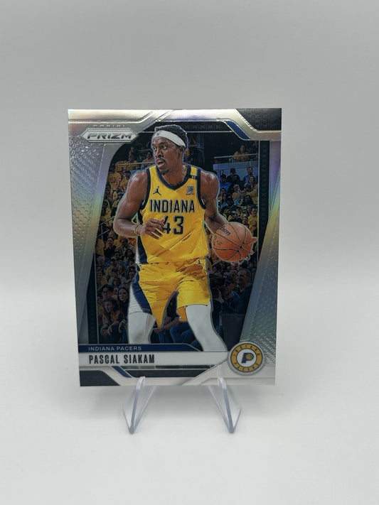 2024-25 Panini Prizm Silver Prizm Indiana Pacers #62 Pascal Siakam NBA Card