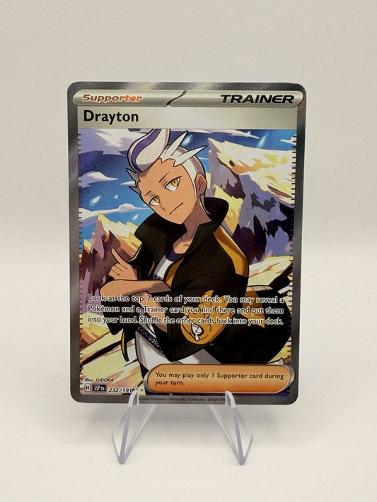Pokemon Drayton Full Art 232/191 Surging Sparks Trainer NM