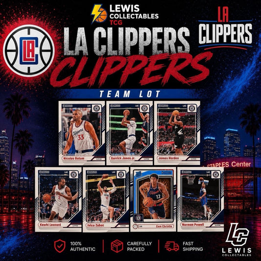 2024-25 Donruss LA Clippers Team Lot Harden Leonard Zubac RC NBA Card