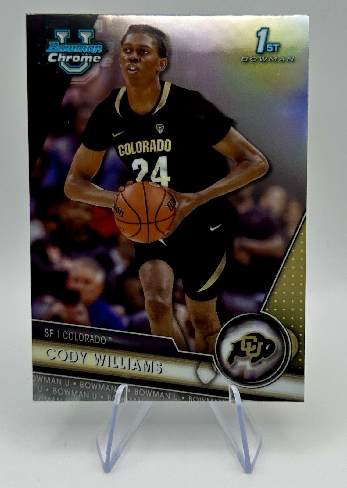 2024 Bowman Chrome U Cody Williams 1st Bowman Colorado Buffaloes RC Prospect