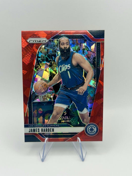 2024-25 Panini Prizm Red Ice #181 LA Clippers James Harden NBA Card