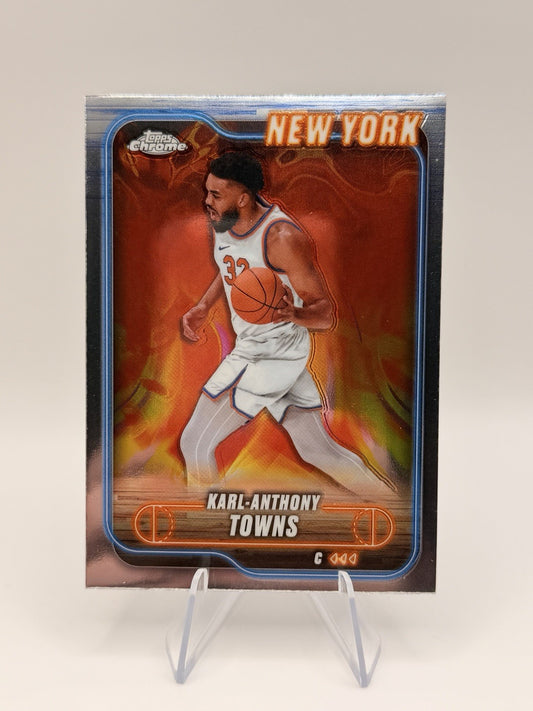 2024-25 Topps Chrome Karl-Anthony Towns #52 New York Knicks
