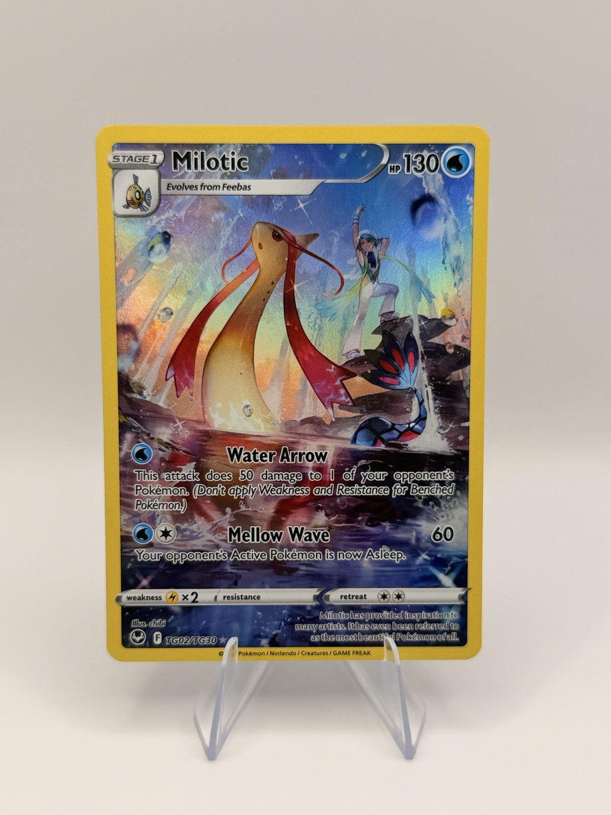 Pokémon Silver Tempest Trainer Gallery Milotic TG02/TG30 Holo Near Mint