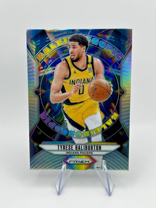 2024-25 Panini Prizm Prizm Tyrese Haliburton Kaleidoscopic Prizm Pacers #4