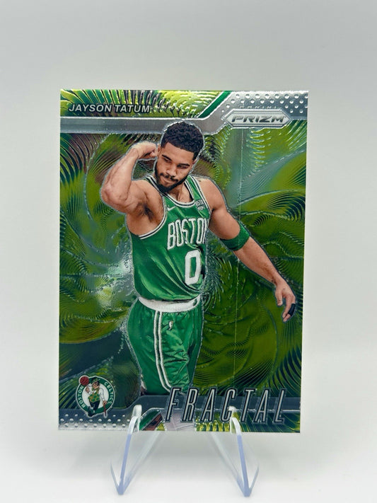 2024-25 Panini Prizm Basketball Fractal Jayson Tatum #9 CELTICS