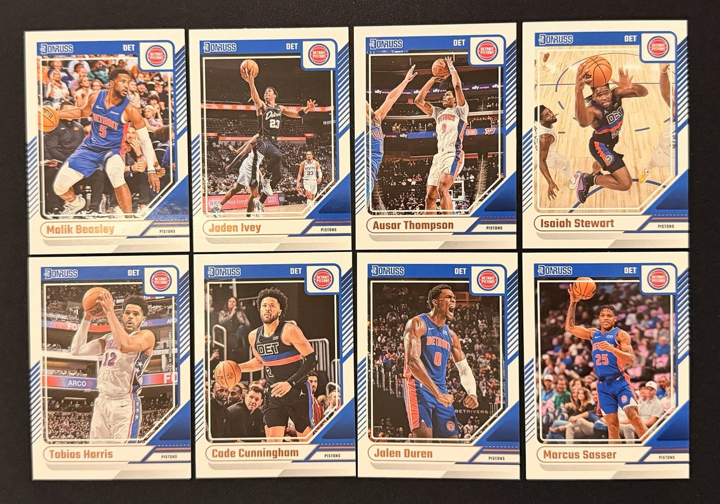 2024-25 Donruss Detroit Pistons Team Lot Cade Cunningham Ausar Thompson NM