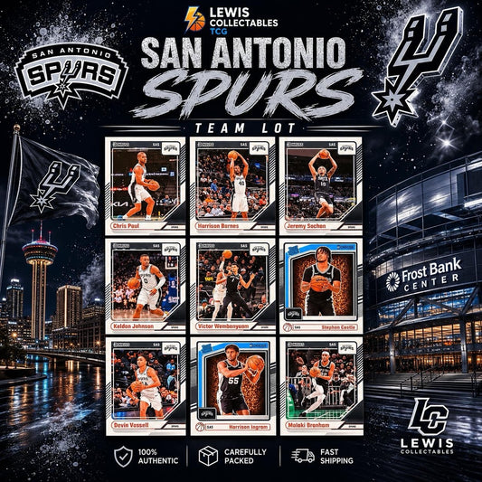2024-25 Donruss San Antonio Spurs Team Lot Wembanyama Castle RC Ingram NBA Card