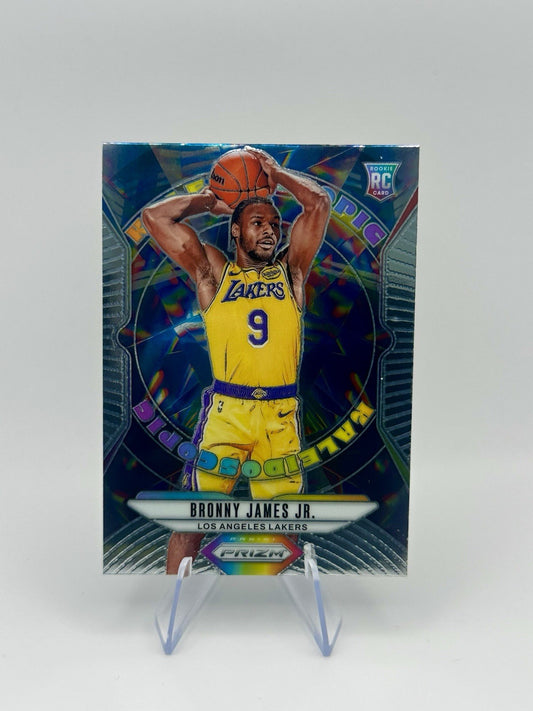 2024-25 Bronny James Jr RC #17 Kaleidoscopic Los Angeles Lakers NBA Card