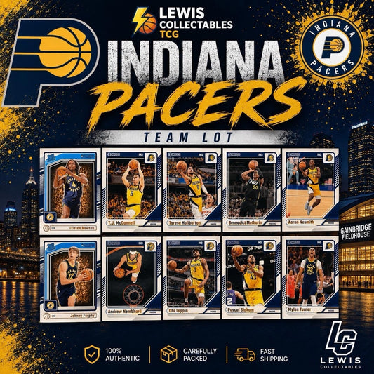 2024-25 Donruss Indiana Pacers Team Lot Haliburton Siakam Mathurin RC NBA Card