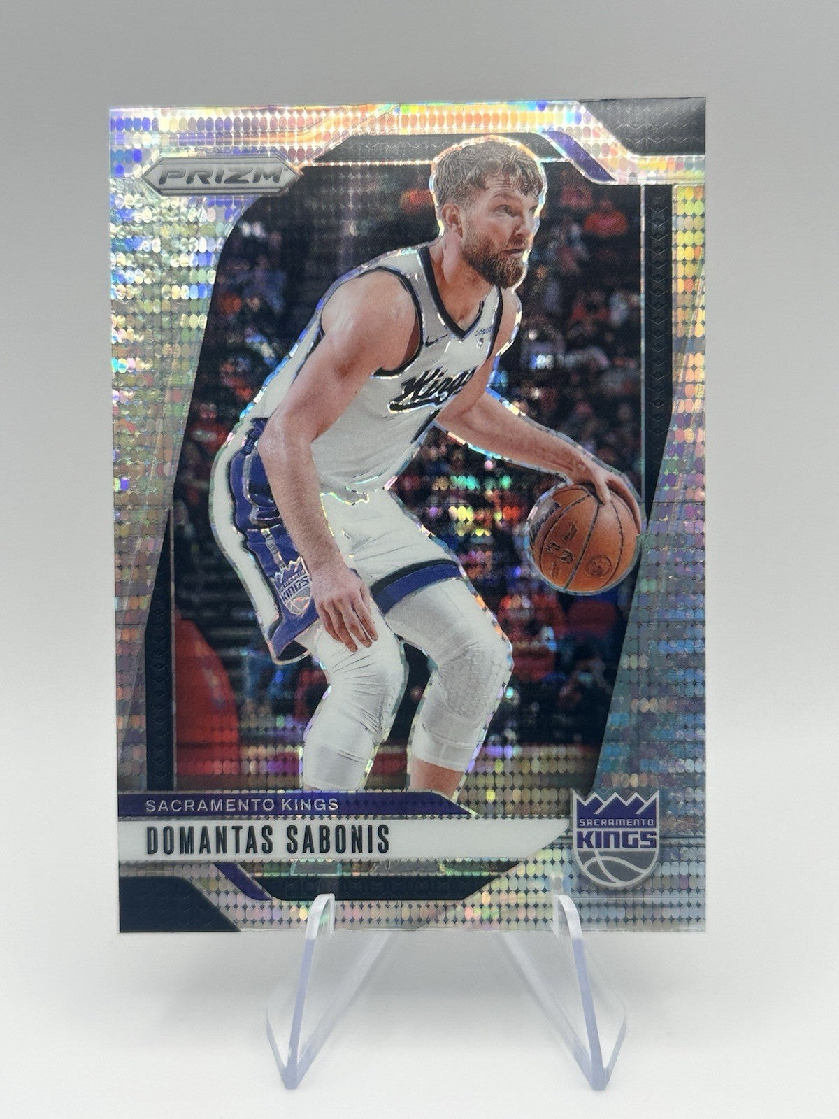 2024-25 Panini Prizm Domantas Sabonis Pulsar Prizm #86 Sacramento Kings NBA Card