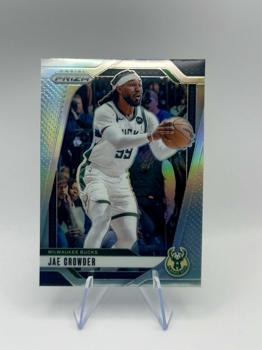 2024-25 Panini Prizm Silver Prizm #35 Jae Crowder Milwaukee Bucks NBA Card