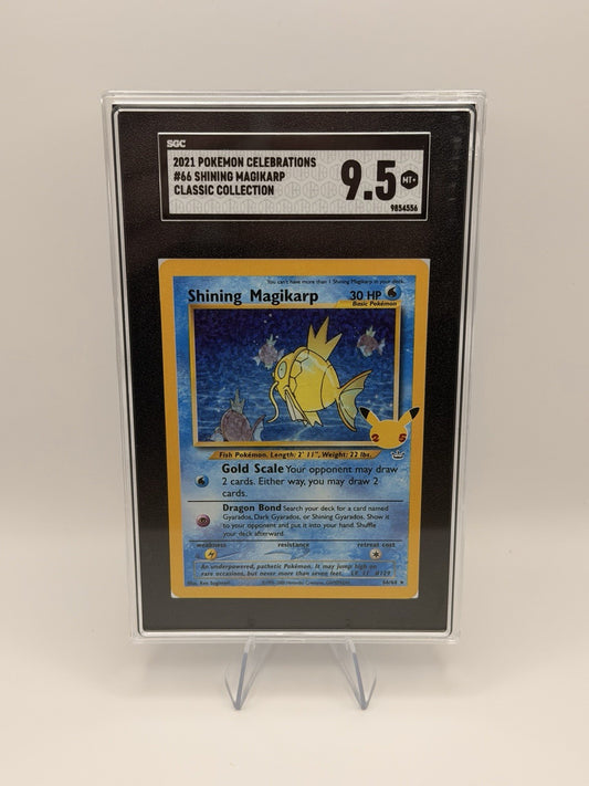 2021 Pokemon Celebrations Shining Magikarp 66/64 SGC 9.5 Classic Holo