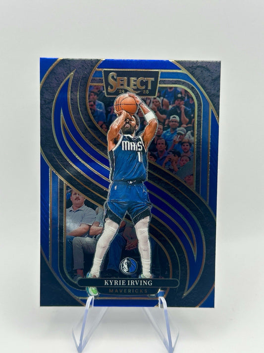 2024-25 Select Kyrie Irving Blue Prizm SSP Dallas Mavericks #148 Prem NBA Card
