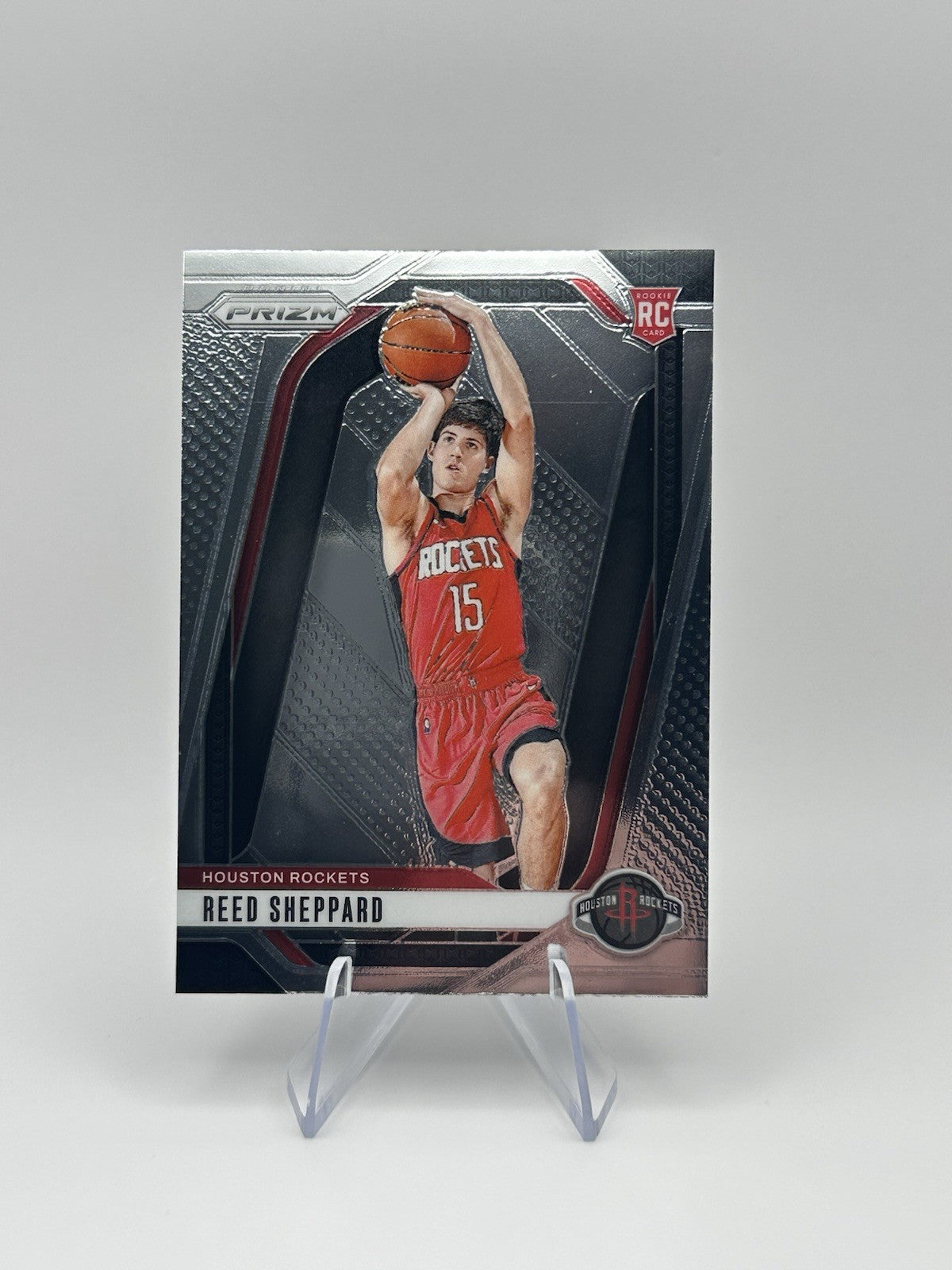 2024-25 Panini Prizm Reed Sheppard RC #268 Houston Rockets NBA Card