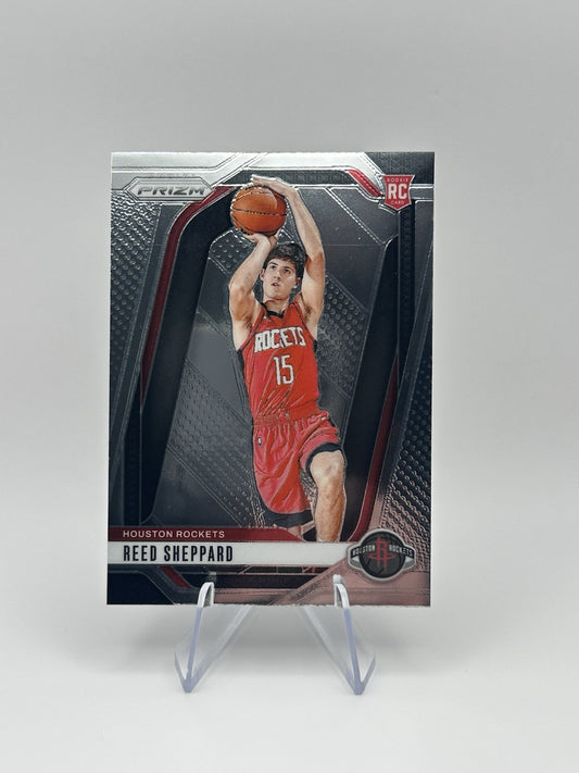 2024-25 Panini Prizm Reed Sheppard RC #268 Houston Rockets NBA Card