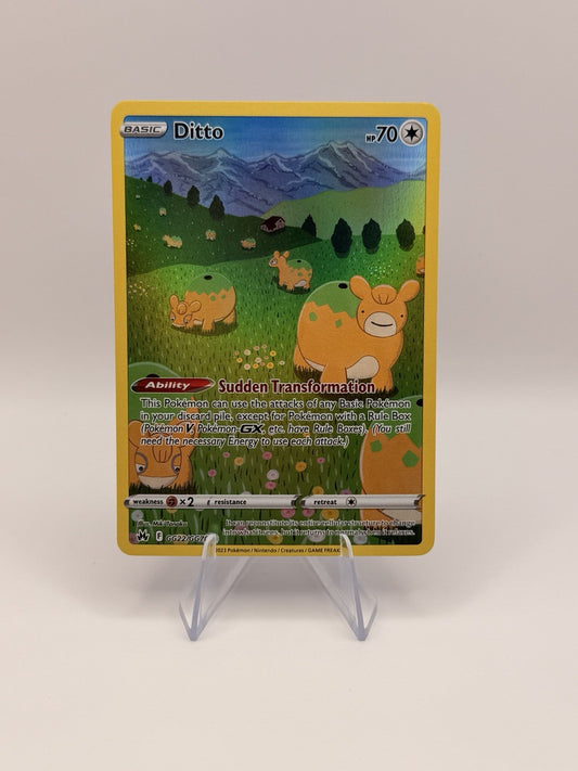 Pokémon Crown Zenith Galarian Gallery Ditto GG22/GG70 Holo Near Mint