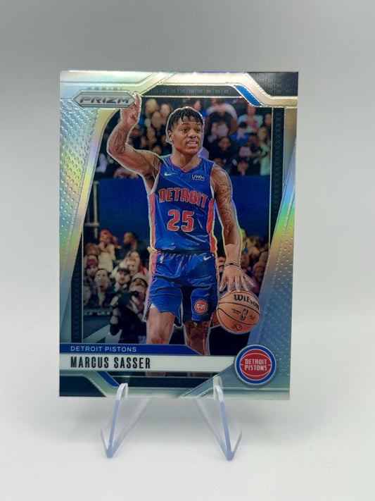 2024-25 Panini Prizm Marcus Sasser #21 Silver Prizm Detroit Pistons NBA Card