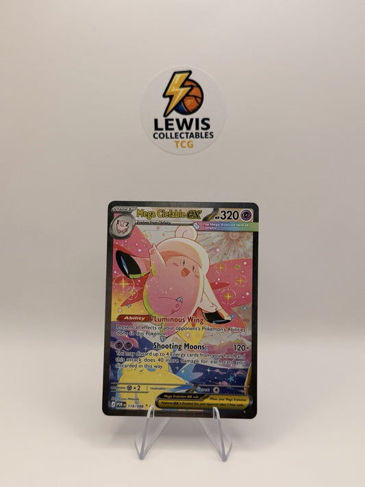 Pokemon Mega Clefable ex 119/088 Full Art Perfect Order NM