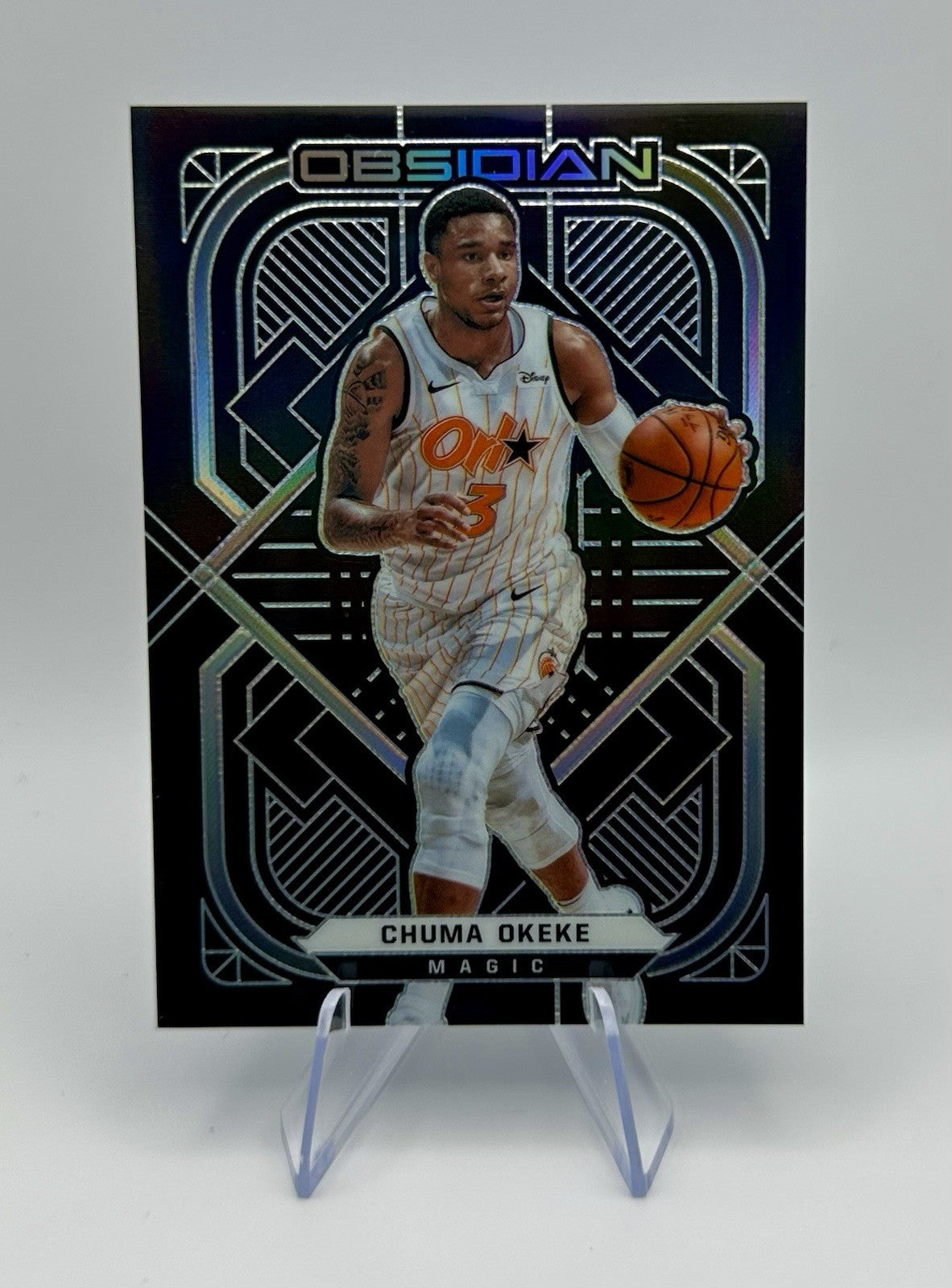 2020-21 Panini Obsidian Chuma Okeke Orlando Magic #65 NBA Card