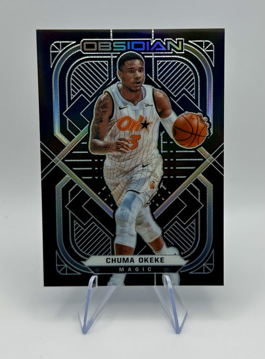 2020-21 Panini Obsidian Chuma Okeke Orlando Magic #65 NBA Card