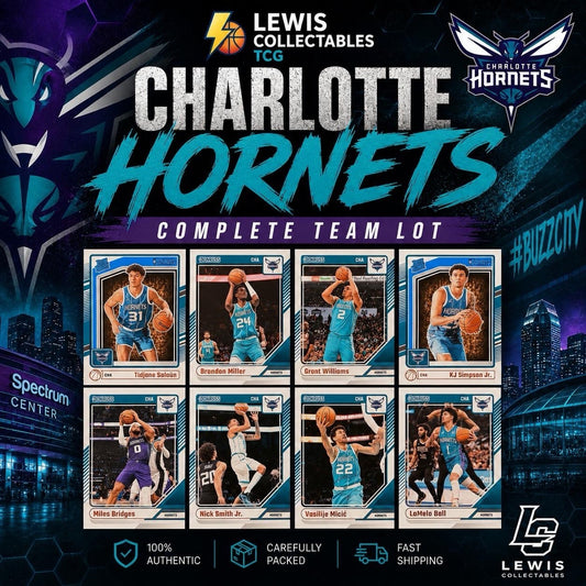 2024-25 Donruss Charlotte Hornets Team Lot LaMelo Ball Brandon Miller NM