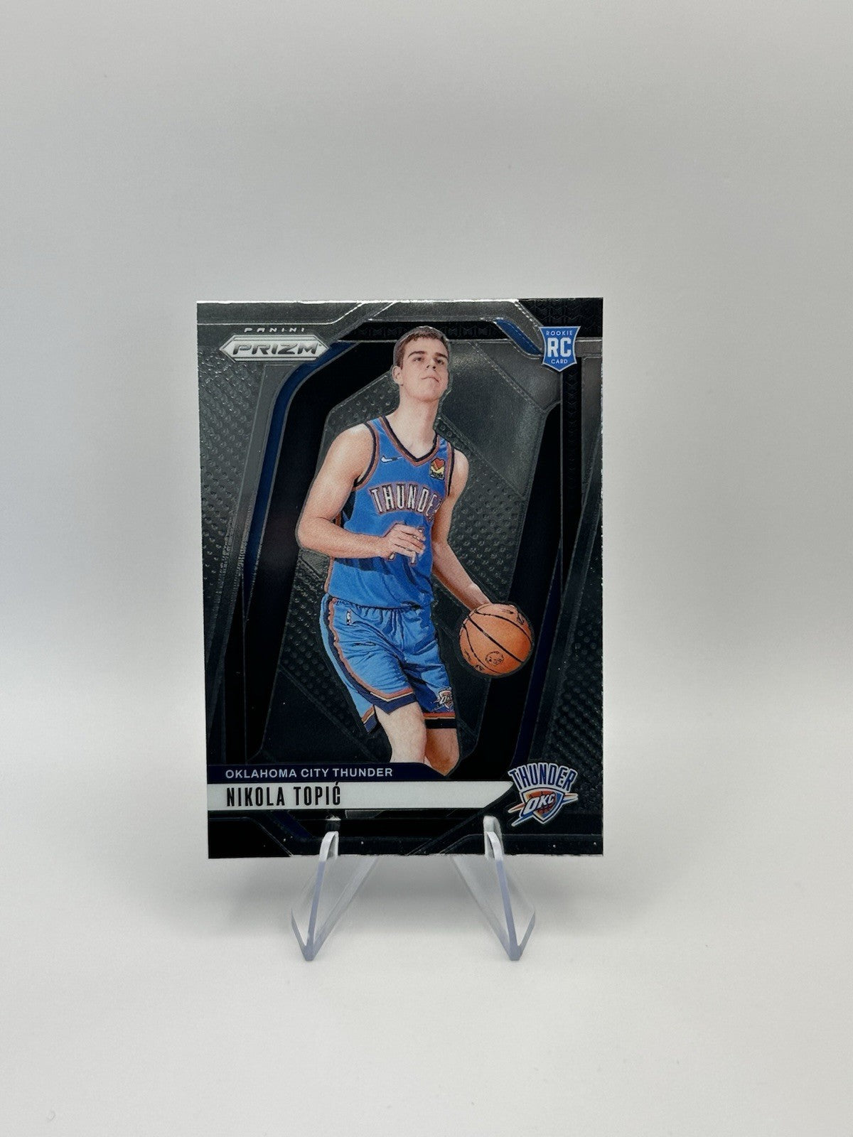 2024-25 Panini Prizm Nikola Topic #230 Base Oklahoma City Thunder RC NBA Card