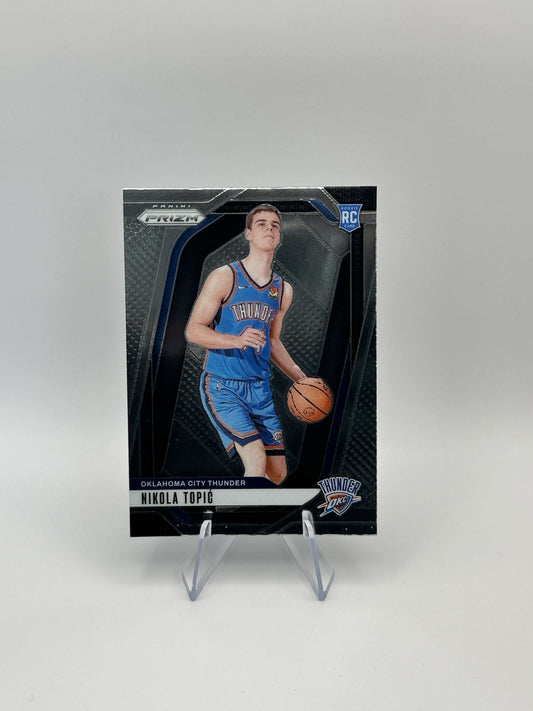 2024-25 Panini Prizm Nikola Topic #230 Base Oklahoma City Thunder RC NBA Card